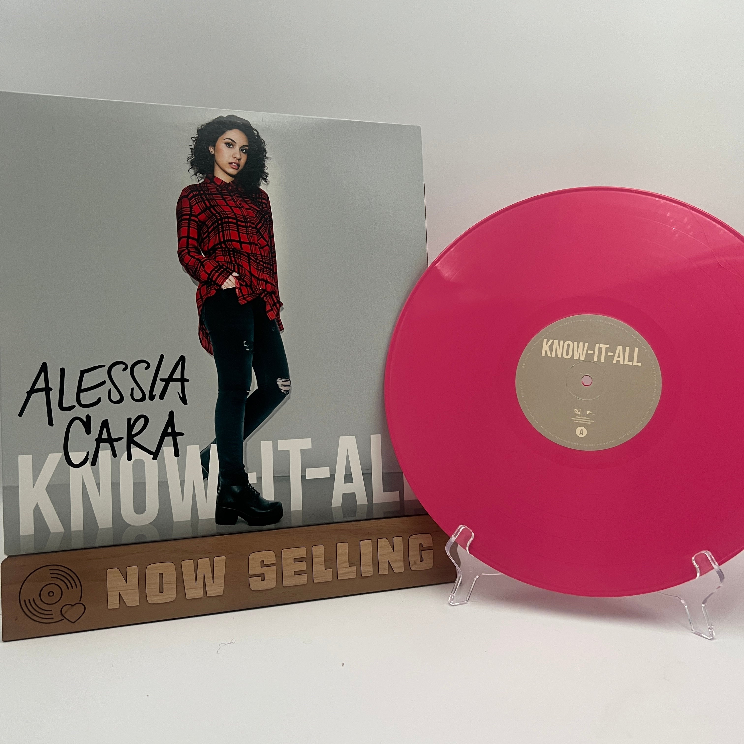 Alessia store Cara Know It All Pink Vinyl Record LP New Sealed