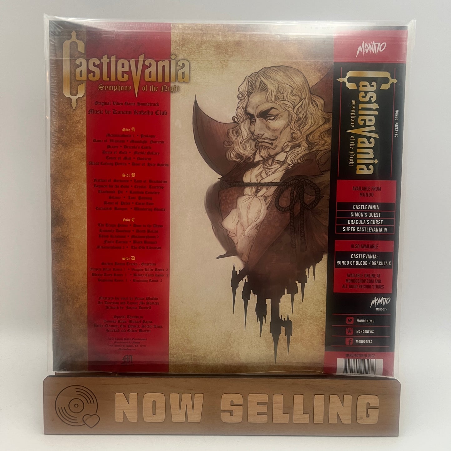 Castlevania Symphony Of The Night Soundtrack Vinyl LP Red SEALED  Konami