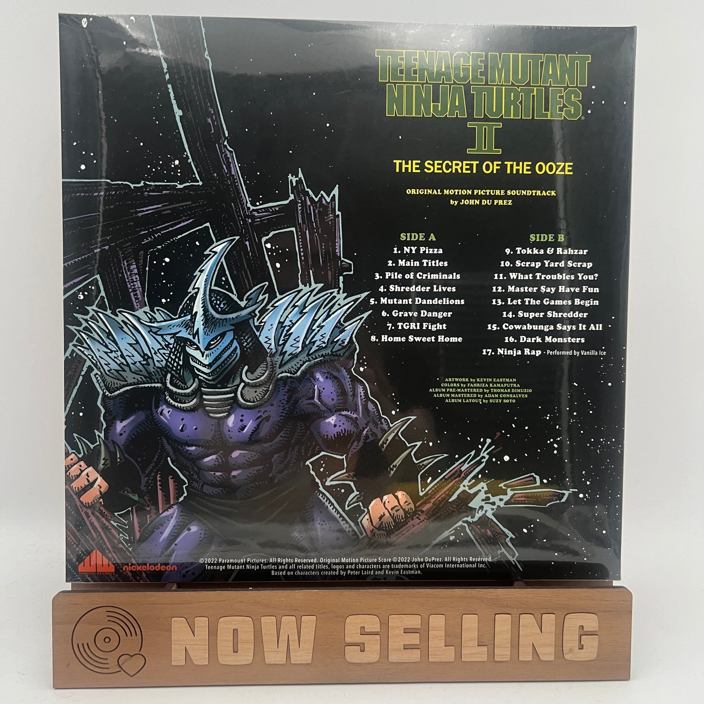 Teenage Mutant Ninja Turtles II Secret Of The Ooze Soundtrack Vinyl LP SEALED Colored