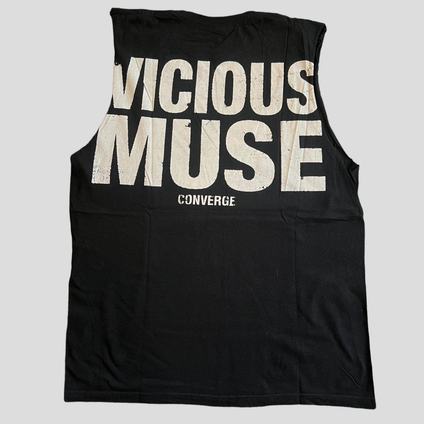 Converge Band Viscious Muse T-Shirt Size L Cut Sleeves