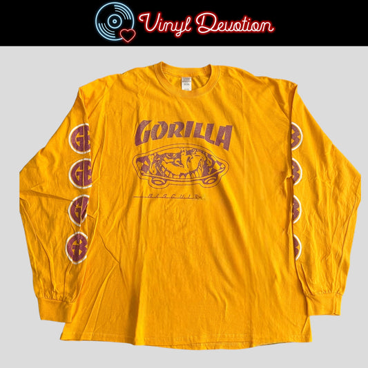 Gorilla Biscuits Band 2018 Thrasher x Vans Deathmatch Long Sleeve Yellow T-Shirt Size 2XL