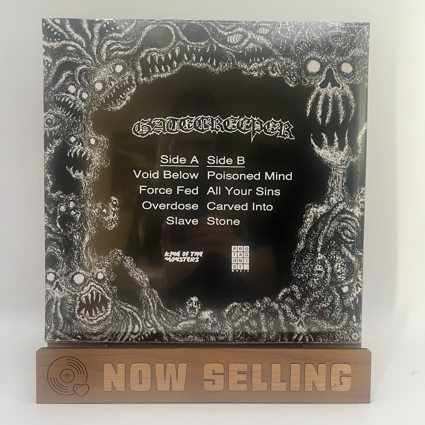 Gatecreeper - Gatecreeper Self Titled Vinyl EP Black / White Split SEALED