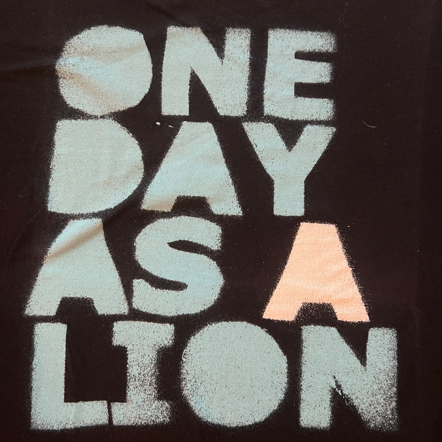 One Day As A Lion 2008 T-Shirt Size L Rage Against The Machine QOTSA