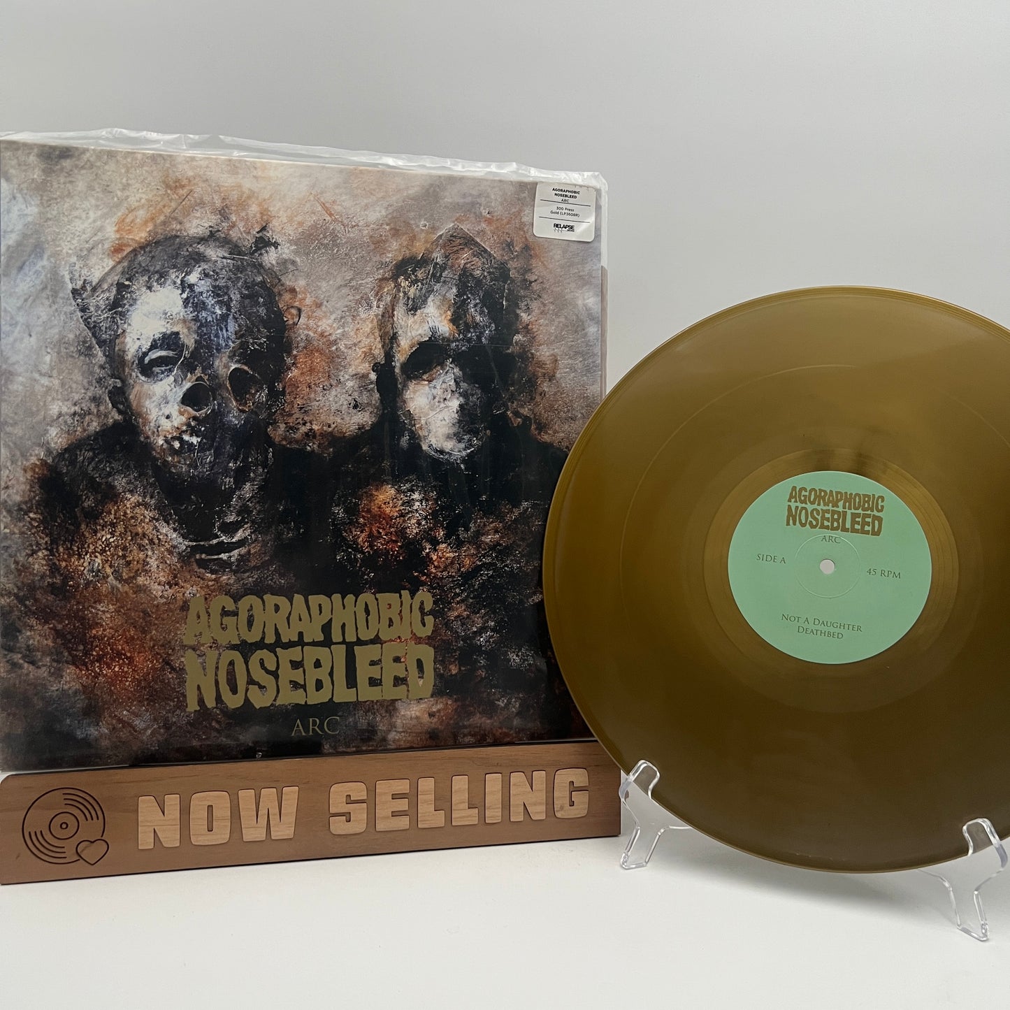 Agoraphobic Nosebleed - Arc Vinyl EP Gold