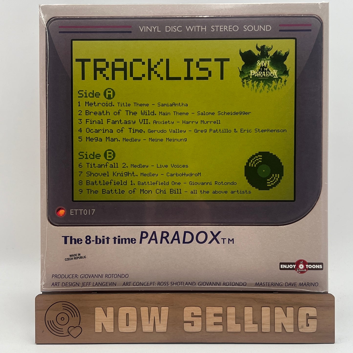 The 8-Bit Time Paradox Video Game Music Soundtrack Vinyl LP Swirl SEALED