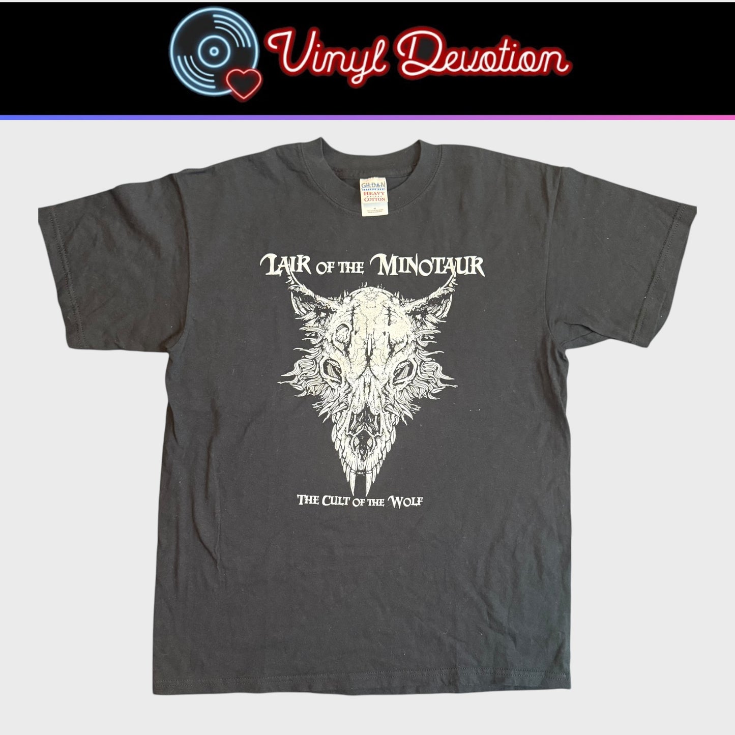 Lair Of The Minotaur Band The Cult Of The Wolf Vintage T-Shirt Size M