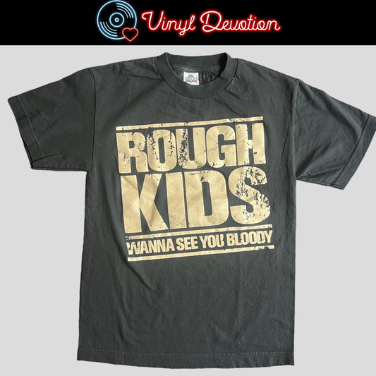 Rough Kids Band Wanna See You Bloody T-Shirt Size S Punk Kent State