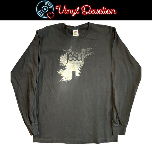 Jesu Band Conqueror Long Sleeve T-Shirt Size L Godflesh Justin Broadrick