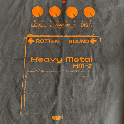 Rotten Sound Band Heavy Metal Pedal HM-2 T-Shirt Size L