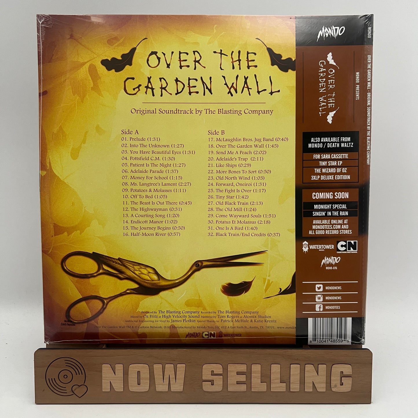 Over The Garden Wall Soundtrack Vinyl LP Harvest Festival Splatter SEALED Seam Splits