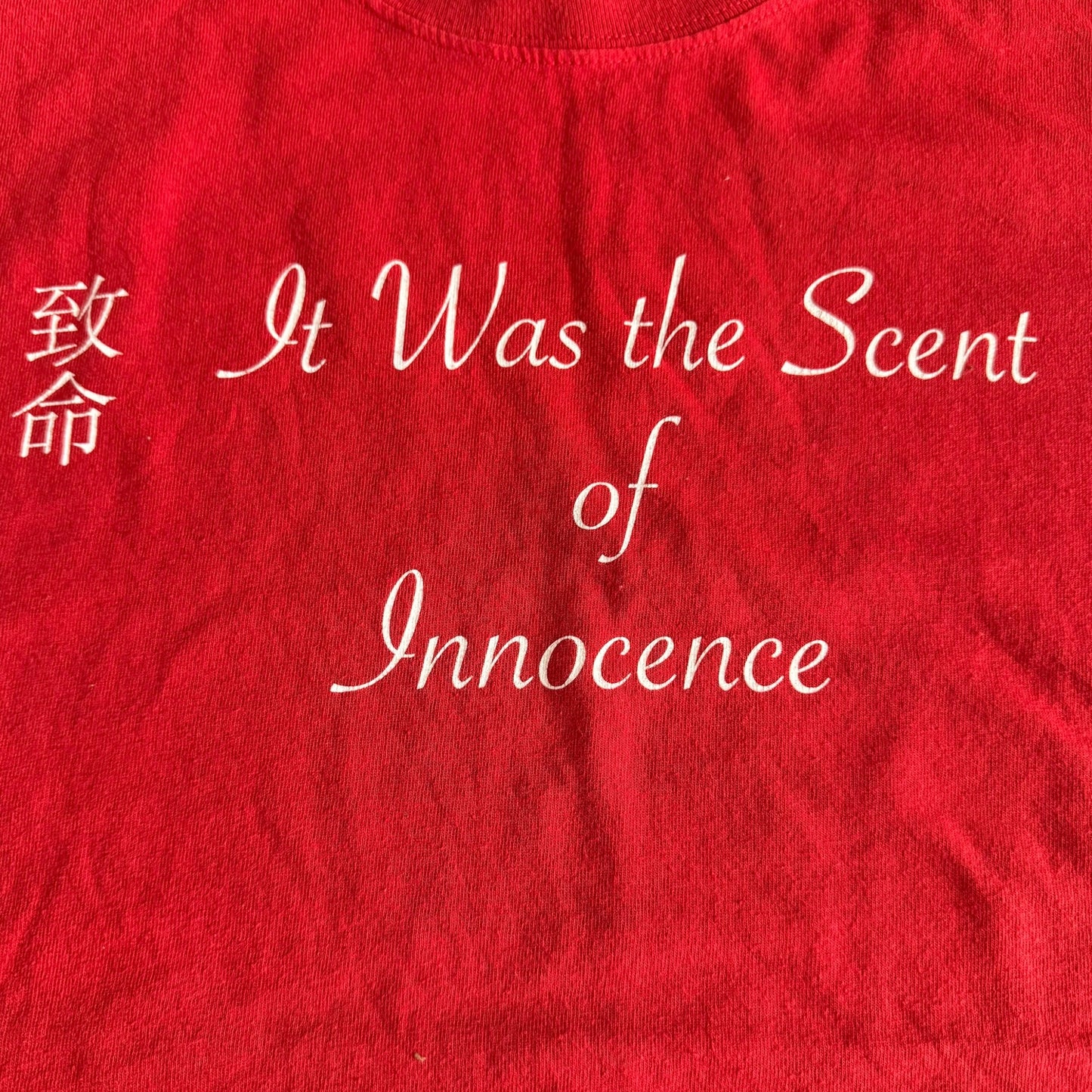 Fatal Jamz Band It Was The Scent Of Innocence Red Long Sleeve T-Shirt Size L