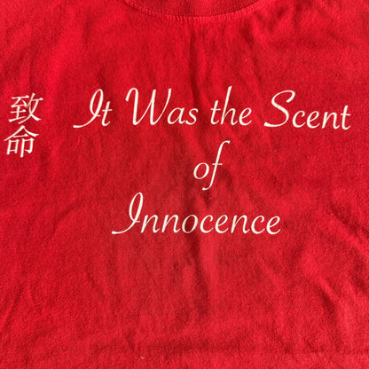 Fatal Jamz Band It Was The Scent Of Innocence Red Long Sleeve T-Shirt Size L