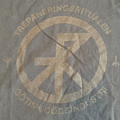 Trepaneringsritualen Band Gotisk Dodsindustin T-Shirt Size XL