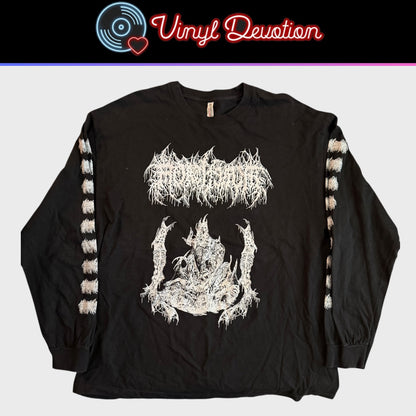 Mortiferum Band Winter 2018 Tour Long Sleeve T-Shirt Size XL