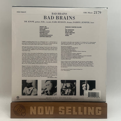 Bad Brains - Bad Brains Self Titled Vinyl LP Punk Note SEALED