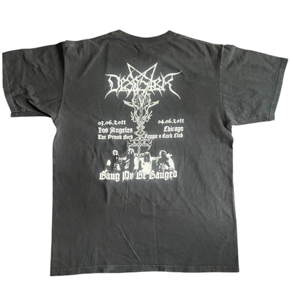 Desaster Band 2011 USA Tour T-Shirt Size L