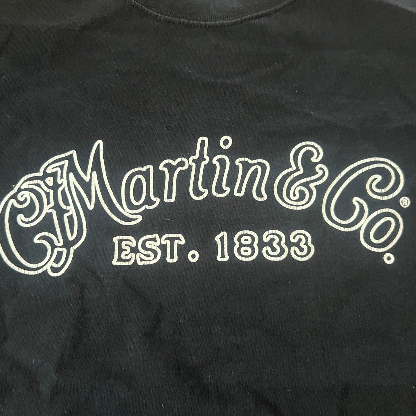 Martin & Co American Guitar Manufactuer T-Shirt Size S