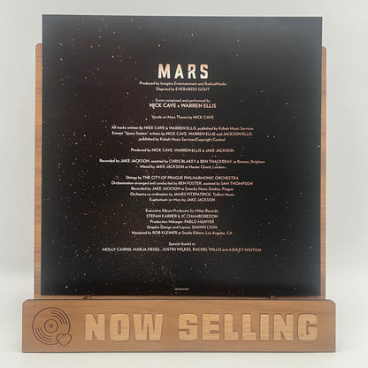 Mars Soundtrack Nick Cave & Warren Ellis  Nat Geo Vinyl LP Yellow Flame Numbered