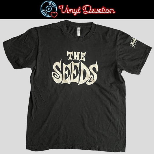 The Seeds - Logo Black T-Shirt Size Large