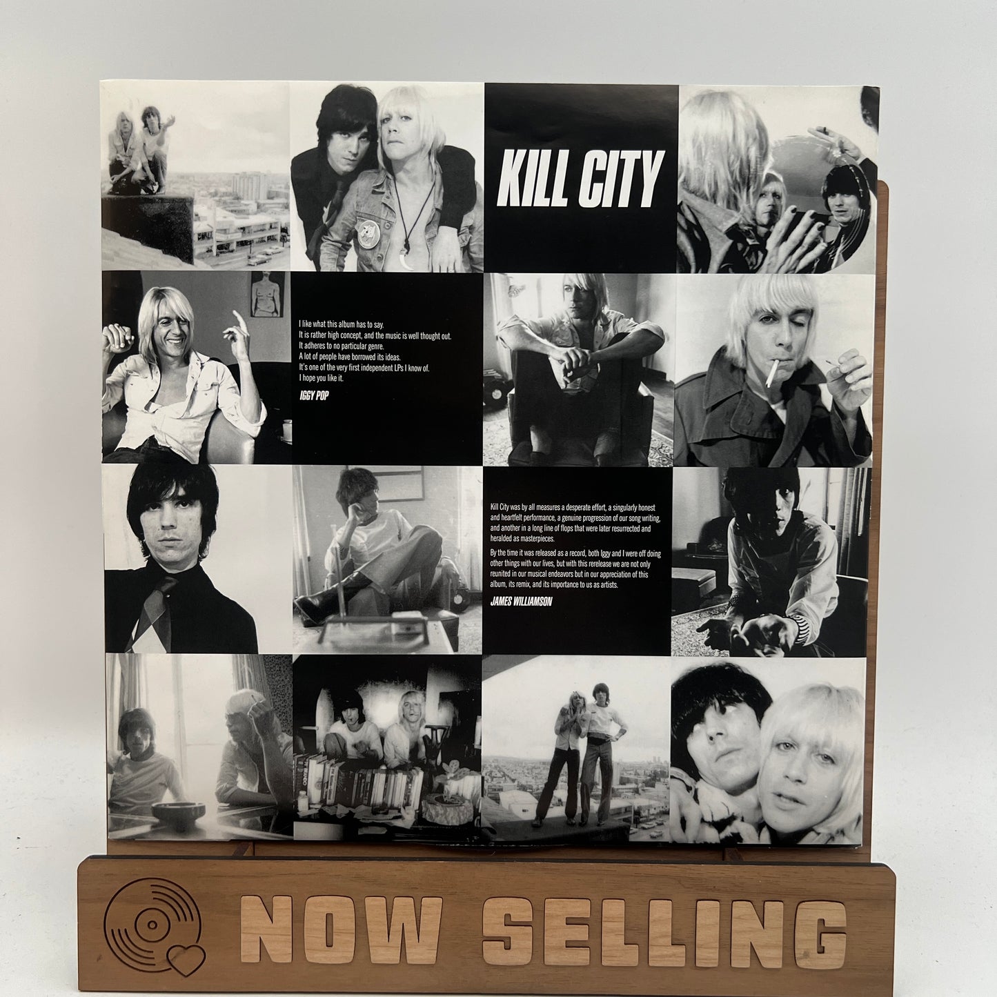 Iggy Pop & James Williamson - Kill City Vinyl LP Purple