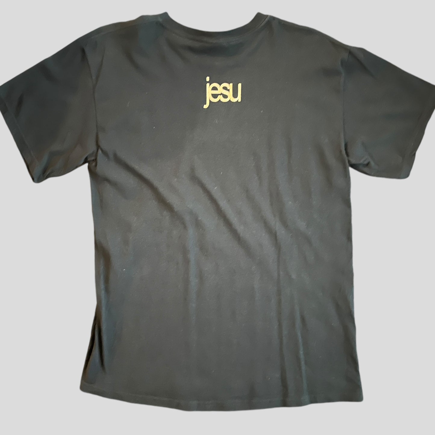 Jesu Band Lifeline Gold Logo T-Shirt Size M Godflesh Justin Broadrick