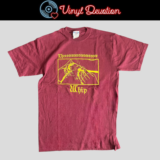 The Whip Band Vintage Maroon T-Shirt Size M Big Business Karp