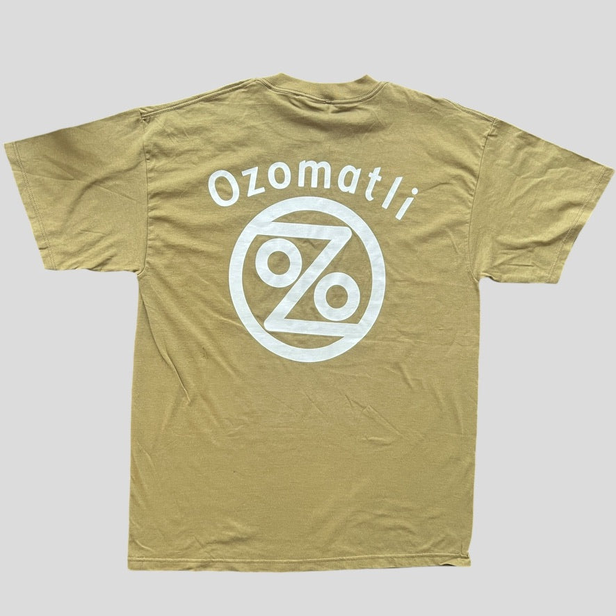 Ozomatli Band Vintage 1997 Green T-Shirt Size XL Tall