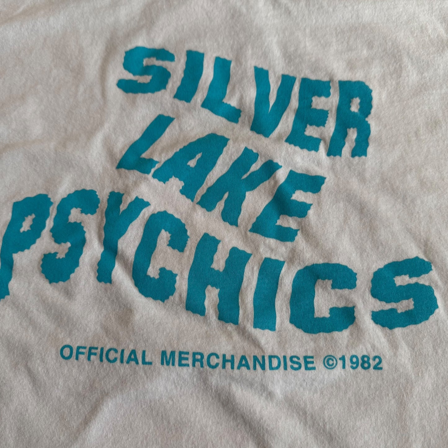 Silverlake Psychics Band Stop White Long Sleeve T-Shirt Size L