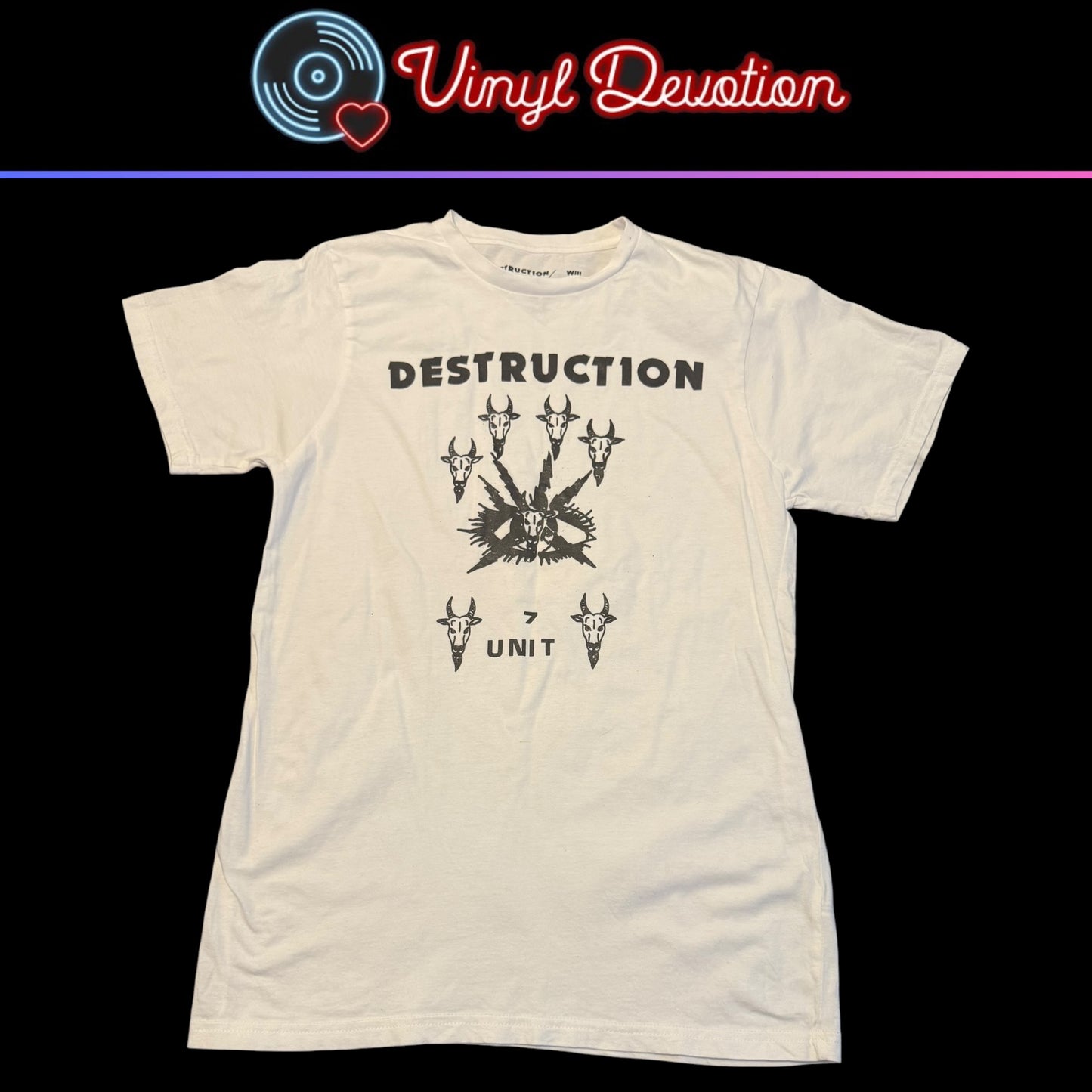 Destruction Unit Band 7 Unit White T-Shirt Size S