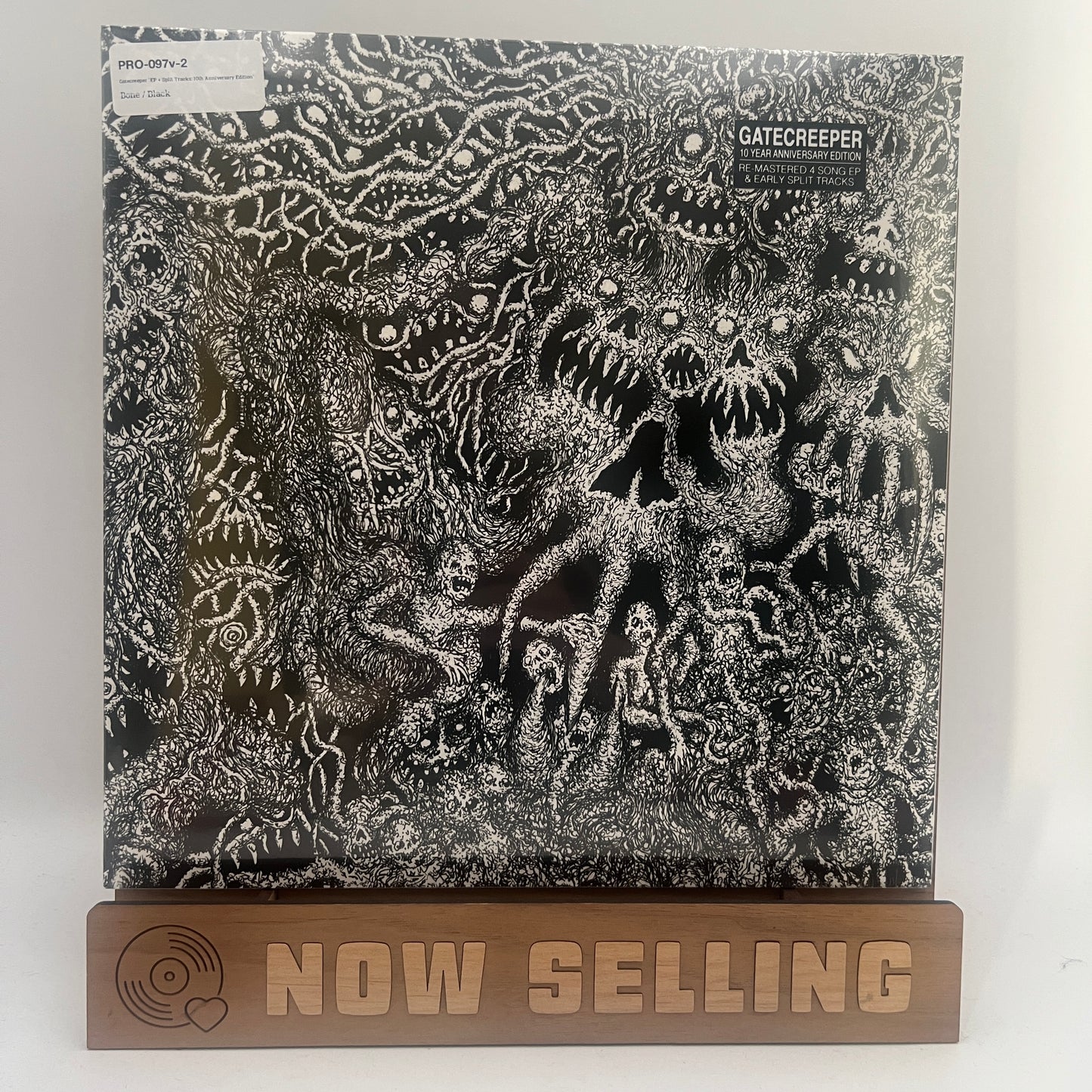 Gatecreeper - Gatecreeper Self Titled Vinyl EP Black / White Split SEALED