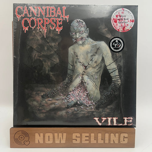 Cannibal Corpse - Vile Vinyl LP Reissue Silver w/ Red Splatter SEALED