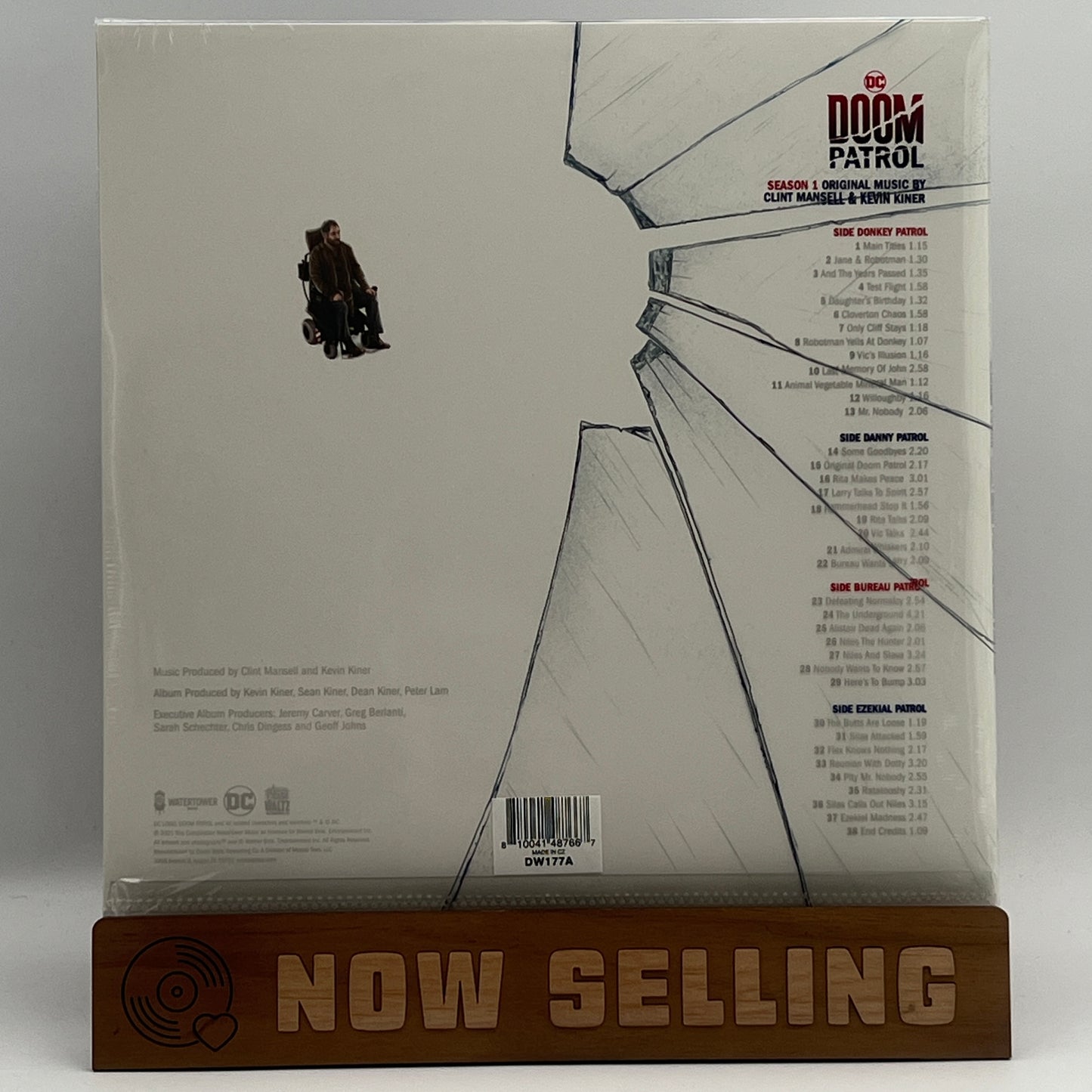 Doom Patrol Season 1 Soundtrack Vinyl LP White SEALED Clint Mansell Death Waltz Mondo