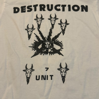 Destruction Unit Band 7 Unit White T-Shirt Size S