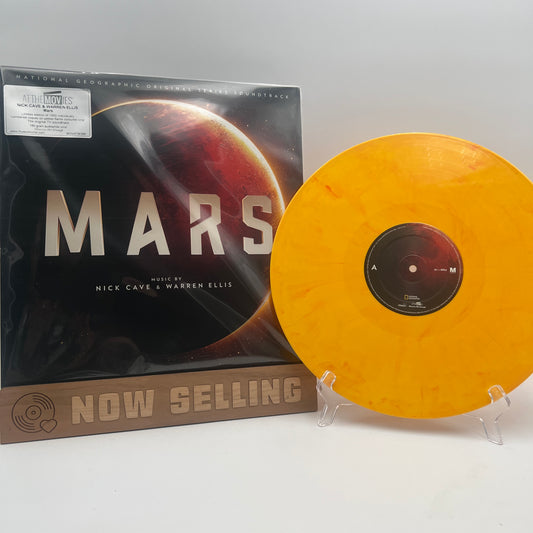 Mars Soundtrack Nick Cave & Warren Ellis  Nat Geo Vinyl LP Yellow Flame Numbered