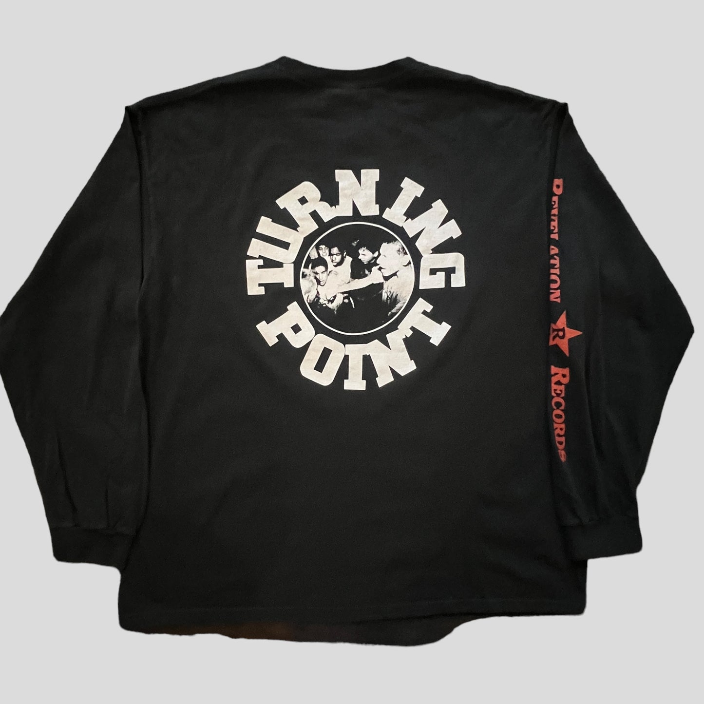 Turning Point Band Revelation Records Long Sleeve Black T-Shirt Size XL