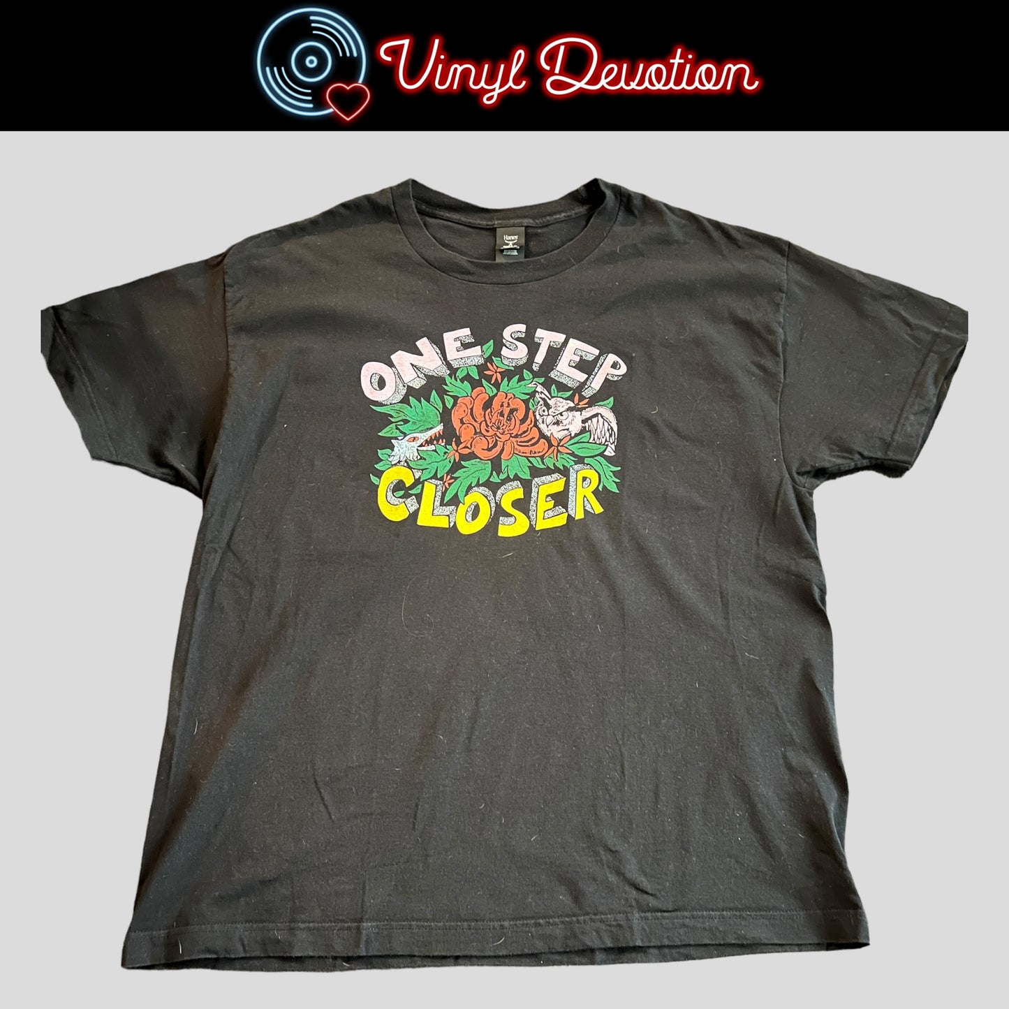 One Step Closer Hardcore Band Wolf / Owl T-Shirt Size XL