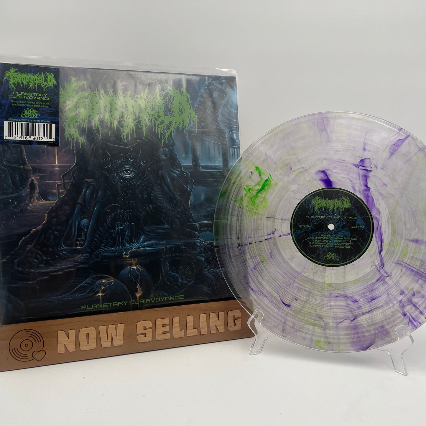 Tomb Mold - Planetary Clairvoyance Vinyl LP Repress Clear Purple Green Swirl