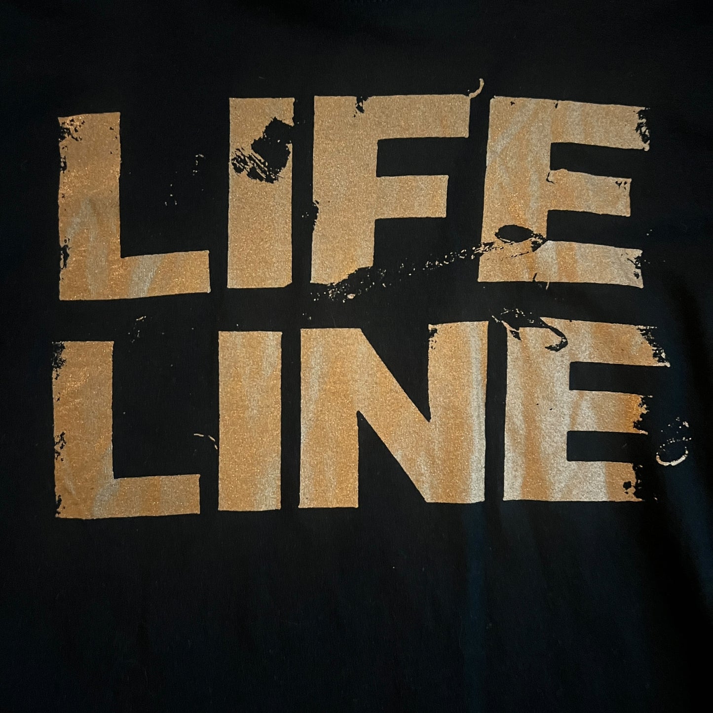 Jesu Band Lifeline Gold Logo T-Shirt Size M Godflesh Justin Broadrick