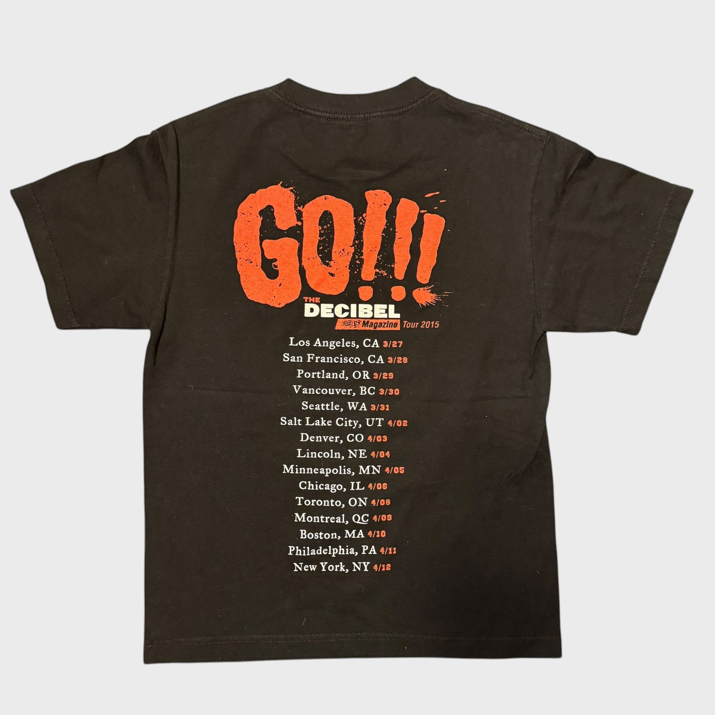 Decibel 2015 Tour T-Shirt Size S