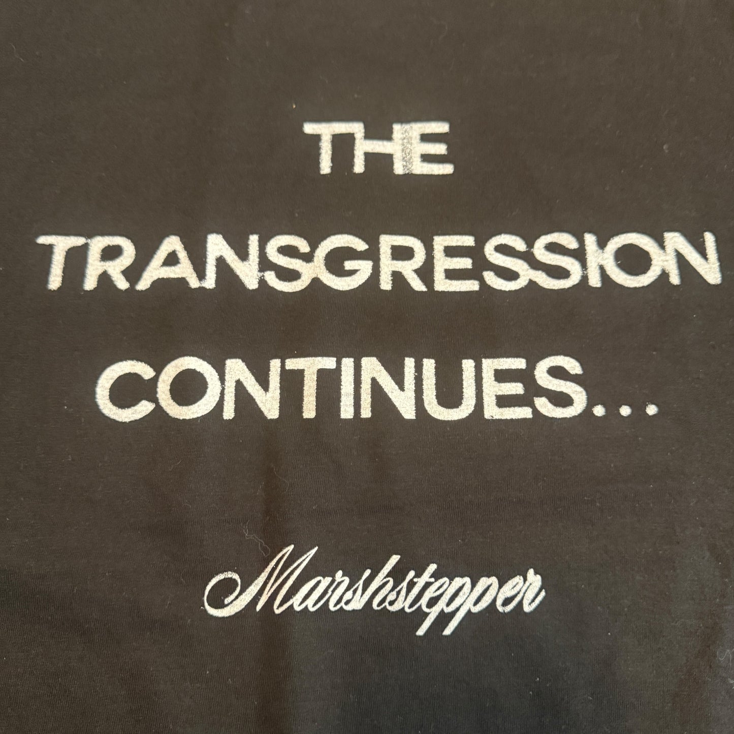 Marshstepper Band The Transgresssion Continues T-Shirt Size L