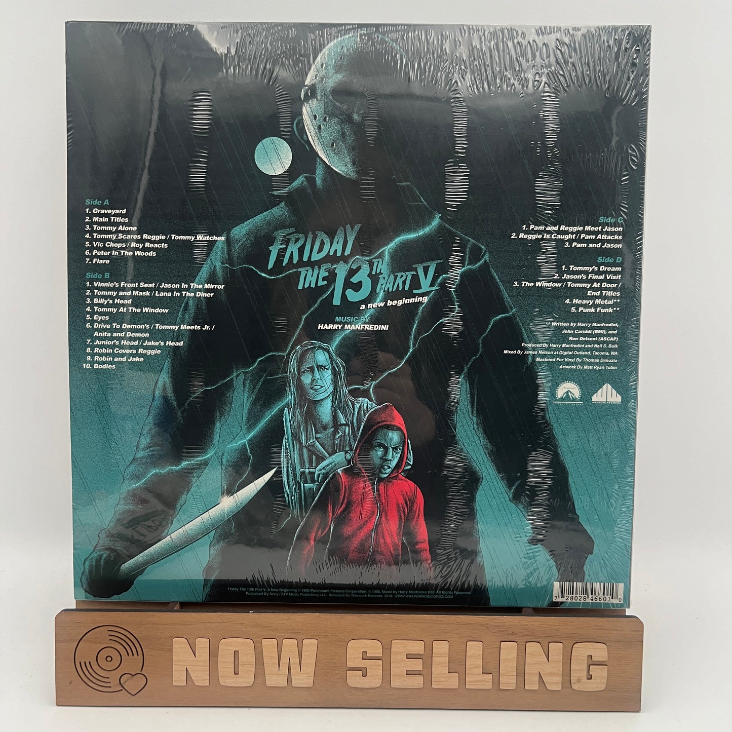 Friday The 13th Part V New Beginning Soundtrack LP Tri-Color Split SEALED Harry Manfredini