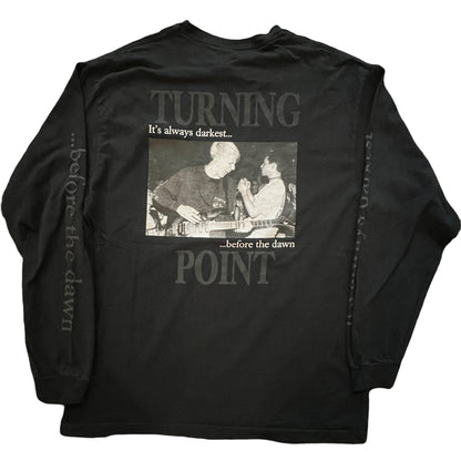 Turning Point Band It's Always Darkest Before The Dawn Long Sleeve Black T-Shirt Size XL