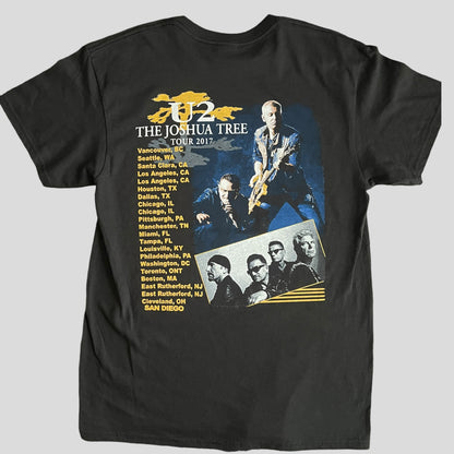 U2 - The Joshua Tree Tour 2017 Black T-Shirt Size Medium