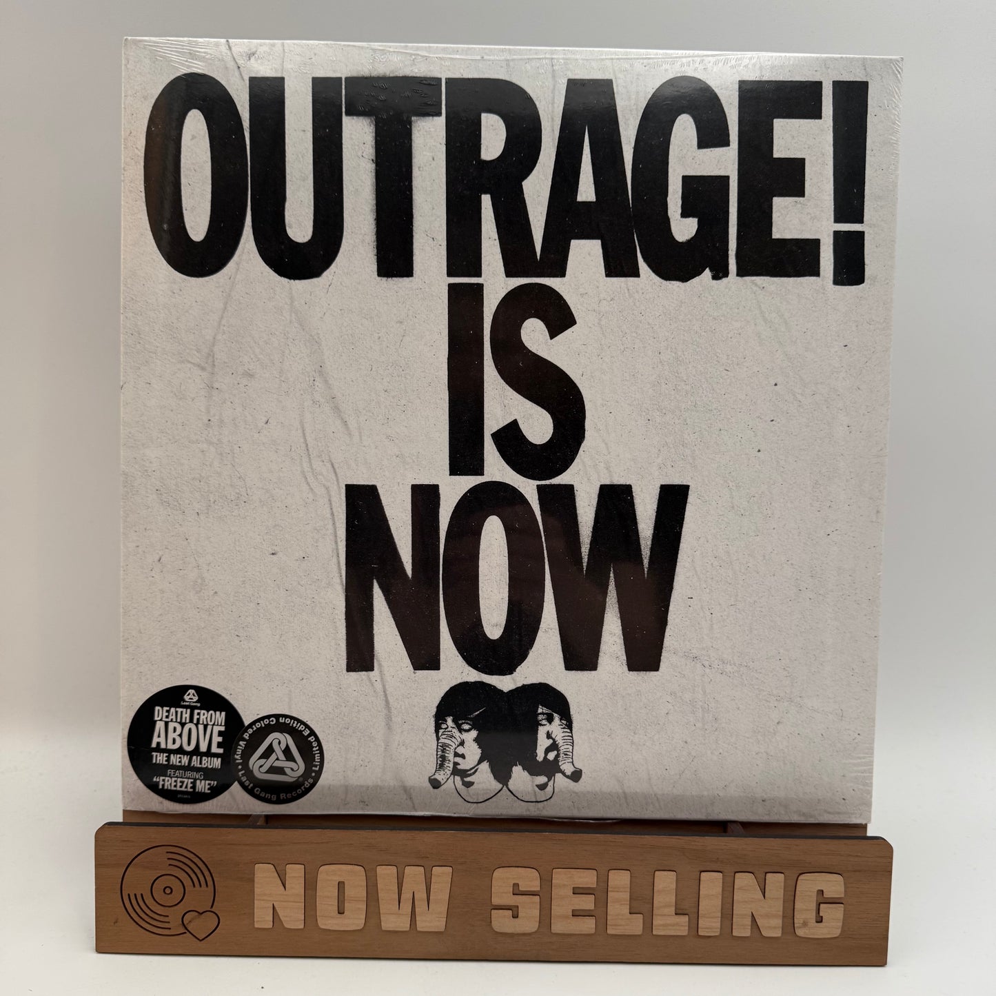 Death From Above 1979 - Outrage! Is Now Vinyl LP Clear w/ Green Blob SEALED