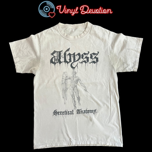 Abyss Band Heretical Anatomy White T-Shirt Size S