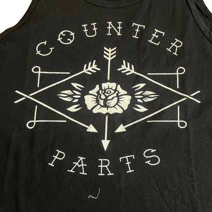 Counterparts Band Arrows + Rose Tank Top Size XL