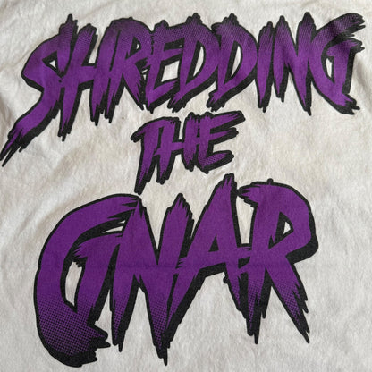 Bleeding Through Band Shredding The Gnar White T-Shirt Size M