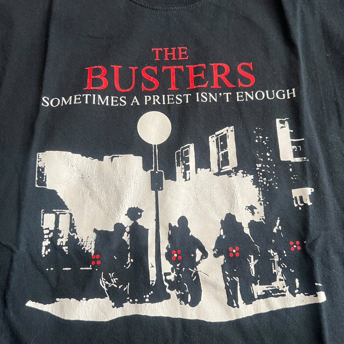 The Busters Band Sometimes A Priest Isn't Enough T-Shirt Size XL