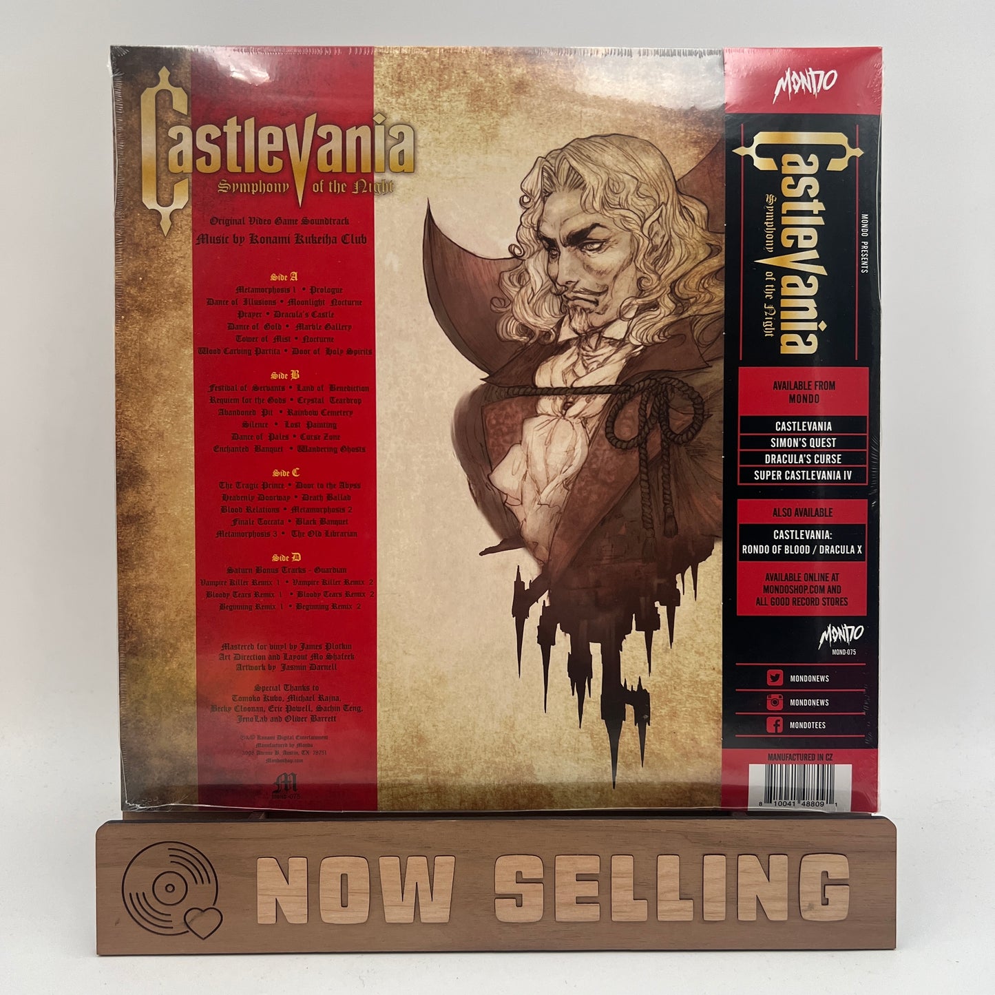 Castlevania Symphony Of The Night Soundtrack Vinyl LP Black SEALED  Konami