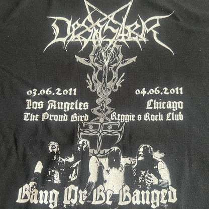 Desaster Band 2011 USA Tour T-Shirt Size L